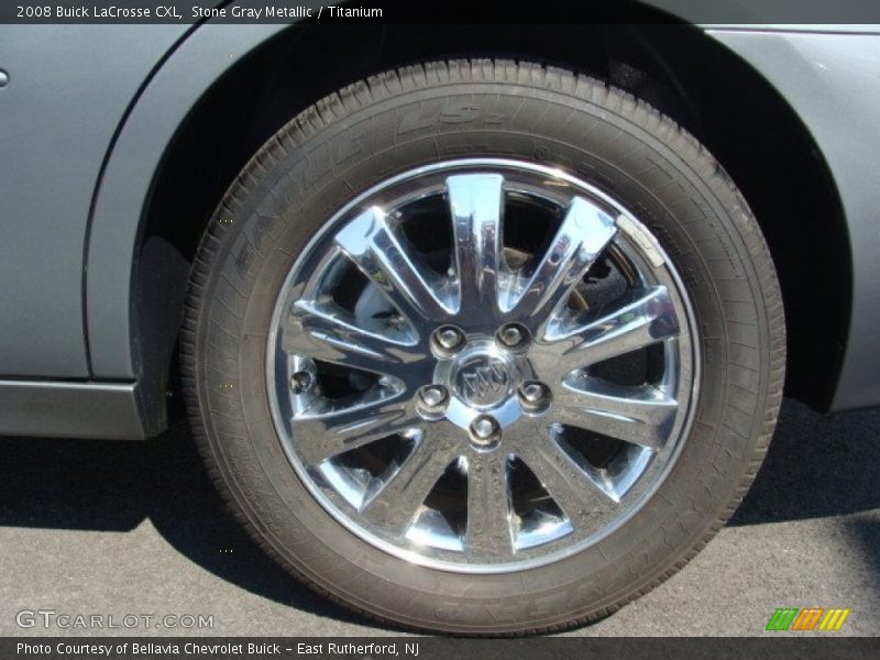 Stone Gray Metallic / Titanium 2008 Buick LaCrosse CXL