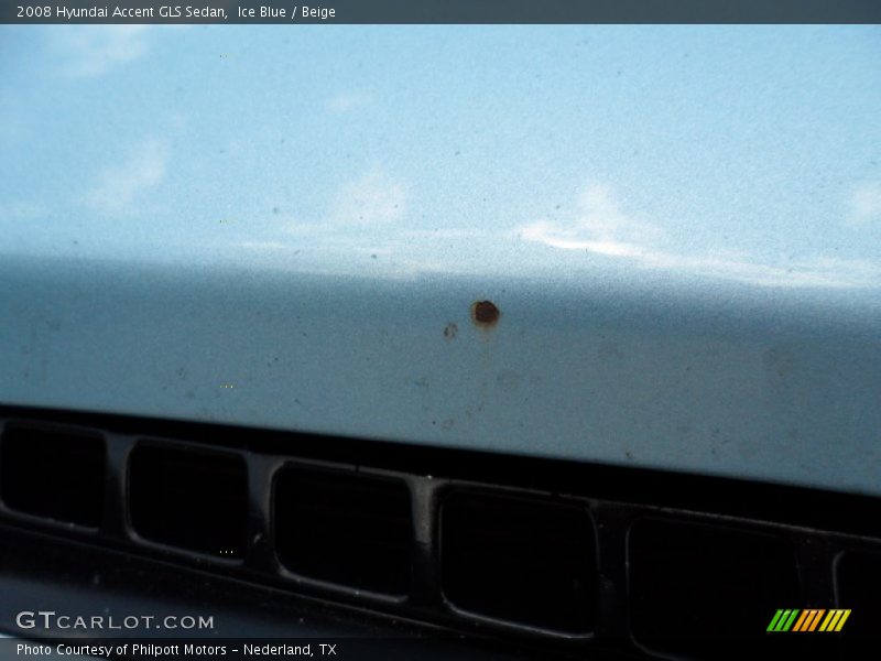 Ice Blue / Beige 2008 Hyundai Accent GLS Sedan