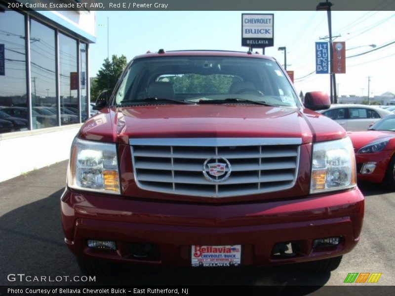Red E / Pewter Gray 2004 Cadillac Escalade EXT AWD