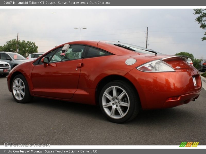 Sunset Pearlescent / Dark Charcoal 2007 Mitsubishi Eclipse GT Coupe