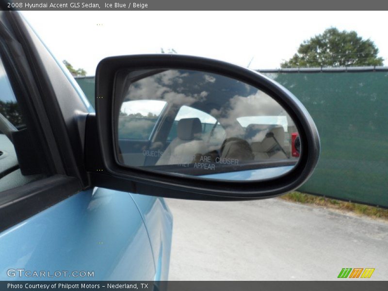 Ice Blue / Beige 2008 Hyundai Accent GLS Sedan