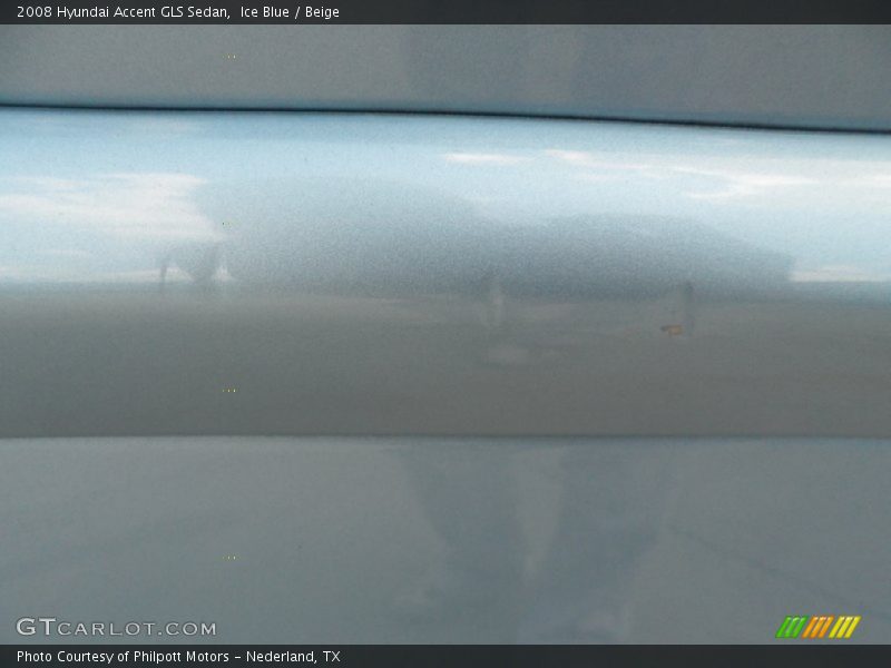 Ice Blue / Beige 2008 Hyundai Accent GLS Sedan