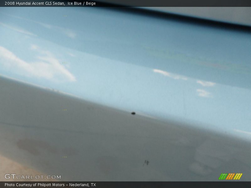 Ice Blue / Beige 2008 Hyundai Accent GLS Sedan