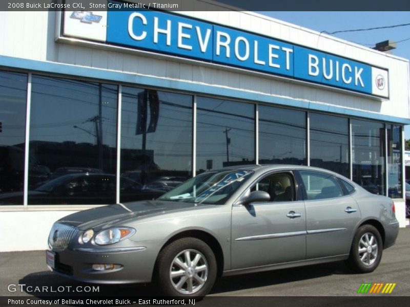 Stone Gray Metallic / Titanium 2008 Buick LaCrosse CXL