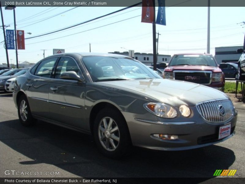 Stone Gray Metallic / Titanium 2008 Buick LaCrosse CXL