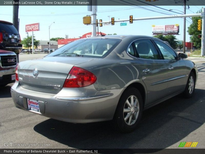 Stone Gray Metallic / Titanium 2008 Buick LaCrosse CXL