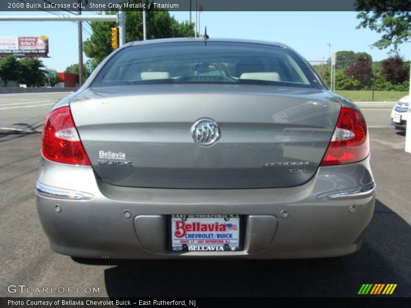Stone Gray Metallic / Titanium 2008 Buick LaCrosse CXL