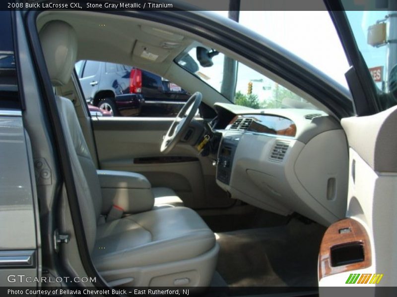Stone Gray Metallic / Titanium 2008 Buick LaCrosse CXL