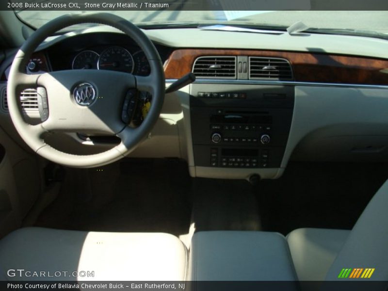 Stone Gray Metallic / Titanium 2008 Buick LaCrosse CXL