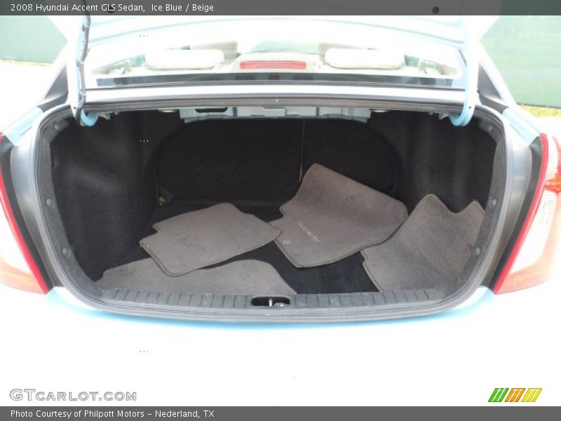 Ice Blue / Beige 2008 Hyundai Accent GLS Sedan
