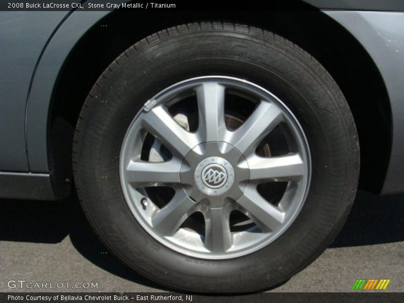Stone Gray Metallic / Titanium 2008 Buick LaCrosse CXL