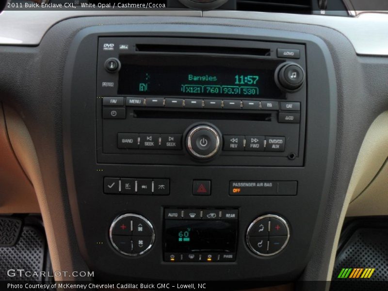 White Opal / Cashmere/Cocoa 2011 Buick Enclave CXL