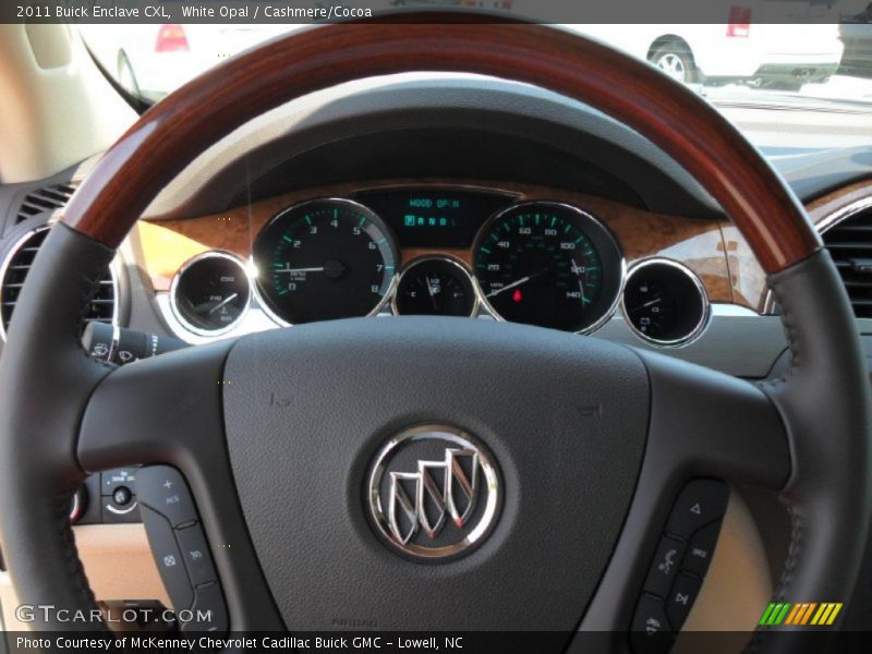 White Opal / Cashmere/Cocoa 2011 Buick Enclave CXL