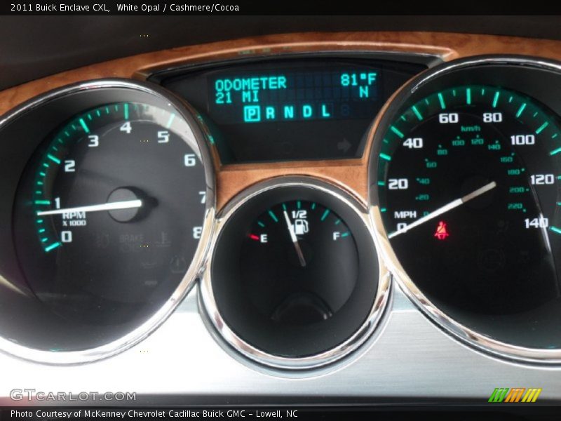 White Opal / Cashmere/Cocoa 2011 Buick Enclave CXL
