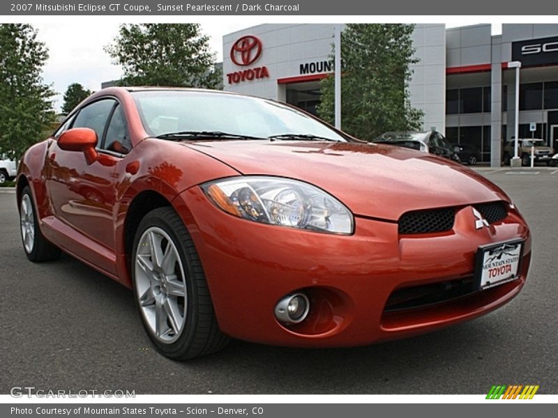 Sunset Pearlescent / Dark Charcoal 2007 Mitsubishi Eclipse GT Coupe