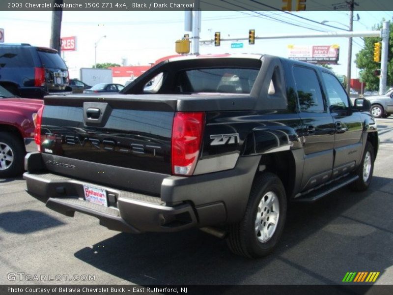 Black / Dark Charcoal 2003 Chevrolet Avalanche 1500 Z71 4x4