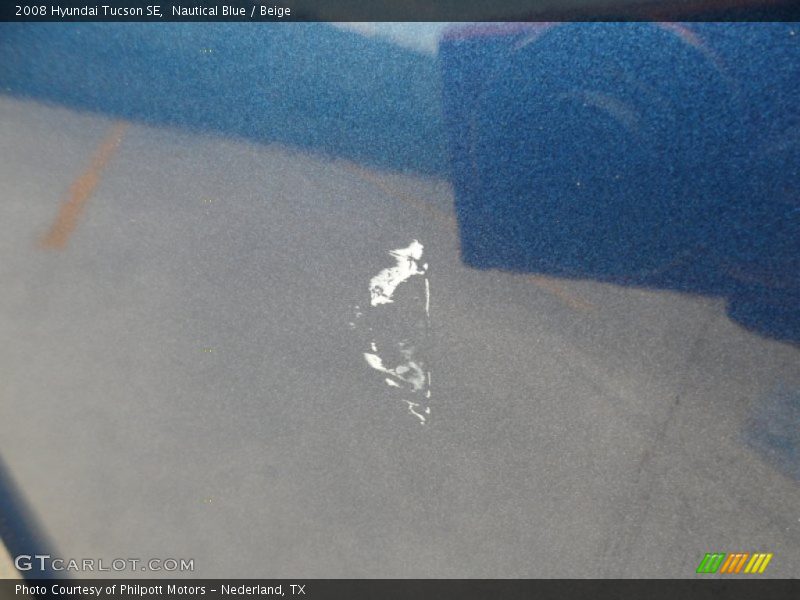 Nautical Blue / Beige 2008 Hyundai Tucson SE