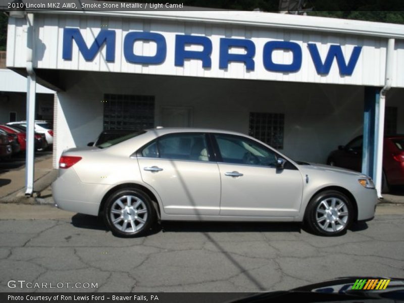 Smoke Stone Metallic / Light Camel 2010 Lincoln MKZ AWD