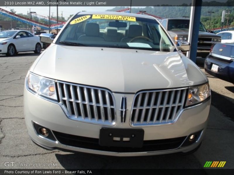 Smoke Stone Metallic / Light Camel 2010 Lincoln MKZ AWD