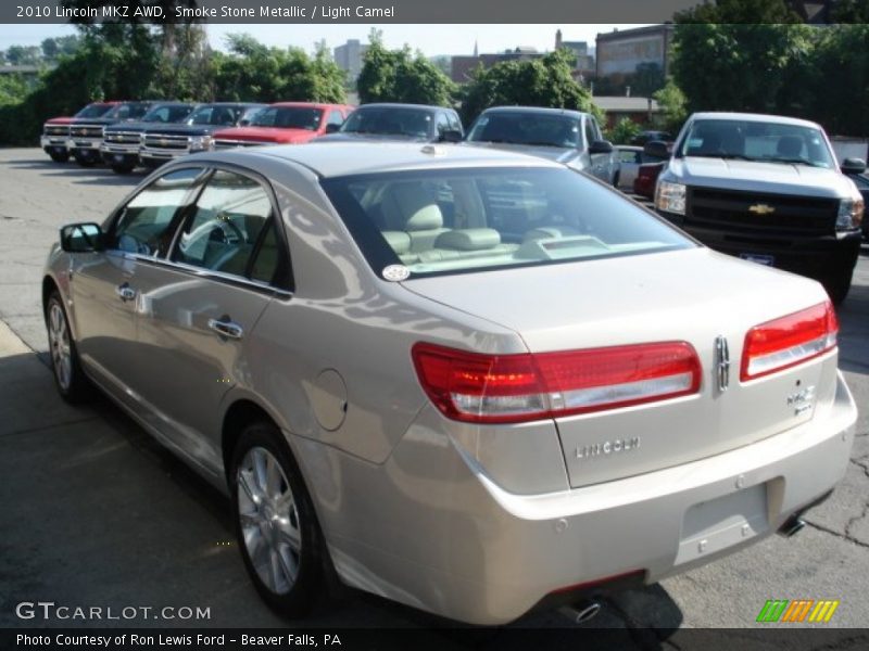 Smoke Stone Metallic / Light Camel 2010 Lincoln MKZ AWD
