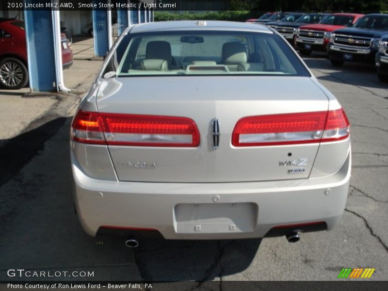 Smoke Stone Metallic / Light Camel 2010 Lincoln MKZ AWD