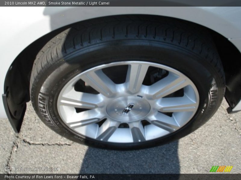 Smoke Stone Metallic / Light Camel 2010 Lincoln MKZ AWD