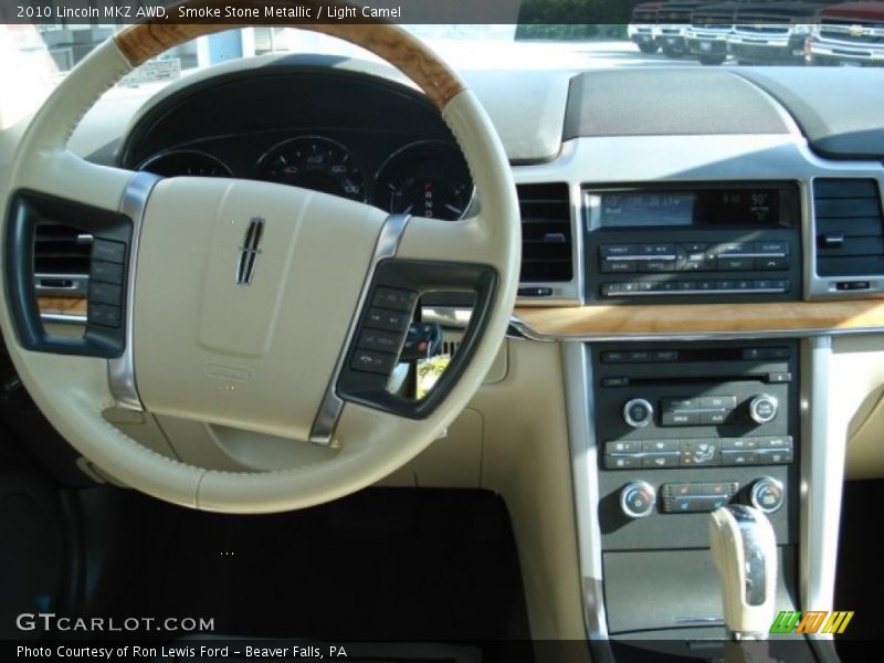 Smoke Stone Metallic / Light Camel 2010 Lincoln MKZ AWD