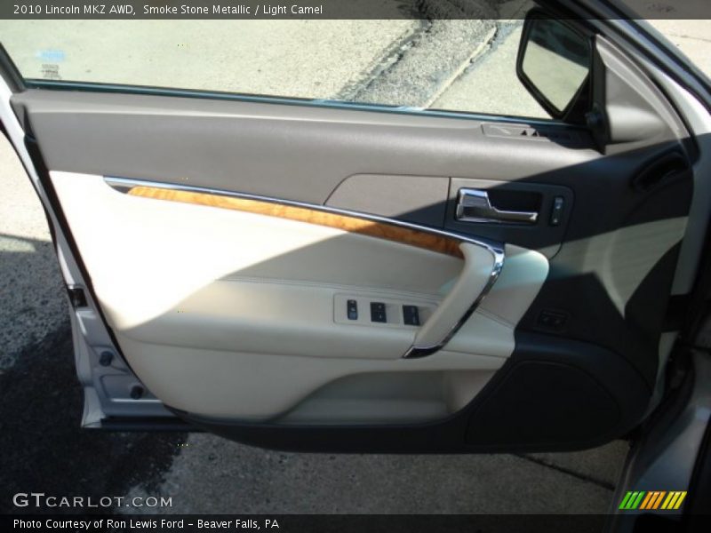 Smoke Stone Metallic / Light Camel 2010 Lincoln MKZ AWD