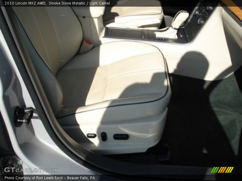 Smoke Stone Metallic / Light Camel 2010 Lincoln MKZ AWD