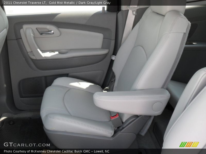 Gold Mist Metallic / Dark Gray/Light Gray 2011 Chevrolet Traverse LT
