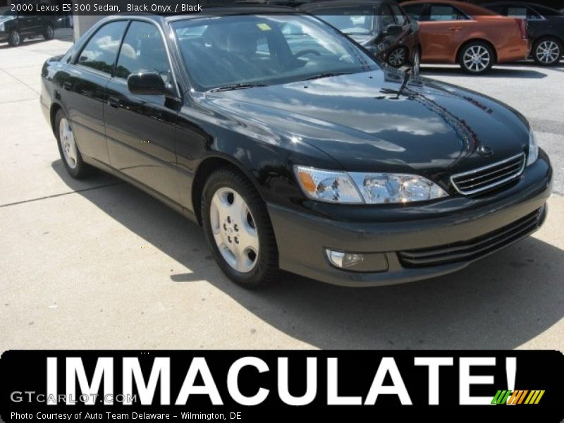 Black Onyx / Black 2000 Lexus ES 300 Sedan