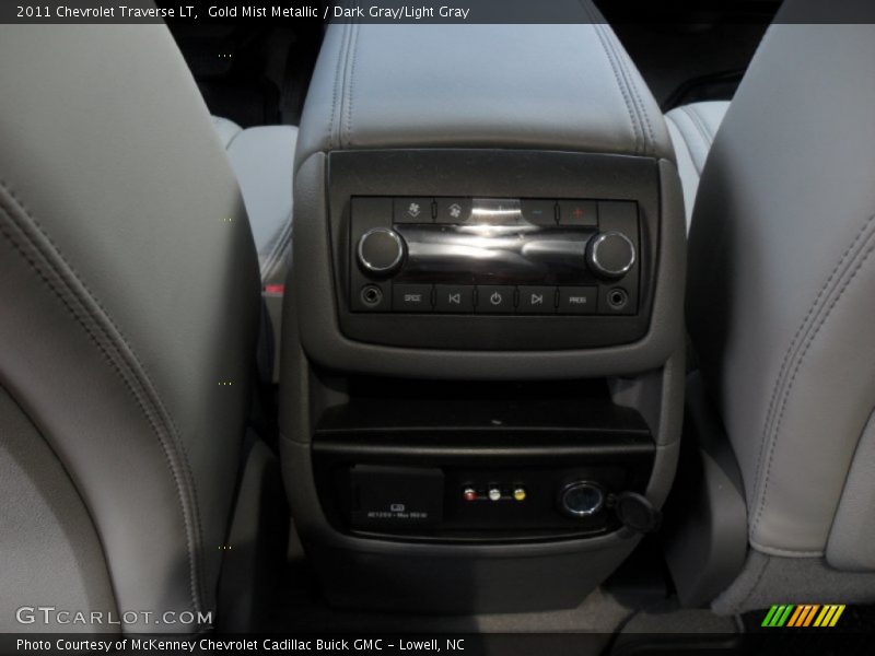 Gold Mist Metallic / Dark Gray/Light Gray 2011 Chevrolet Traverse LT