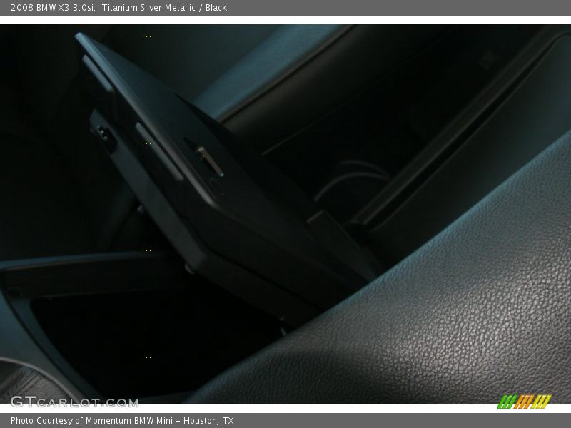 Titanium Silver Metallic / Black 2008 BMW X3 3.0si