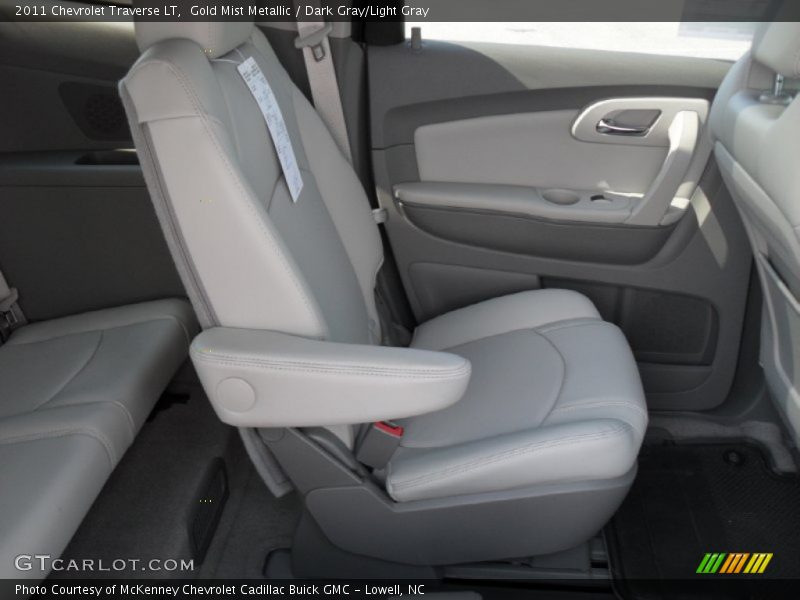 Gold Mist Metallic / Dark Gray/Light Gray 2011 Chevrolet Traverse LT