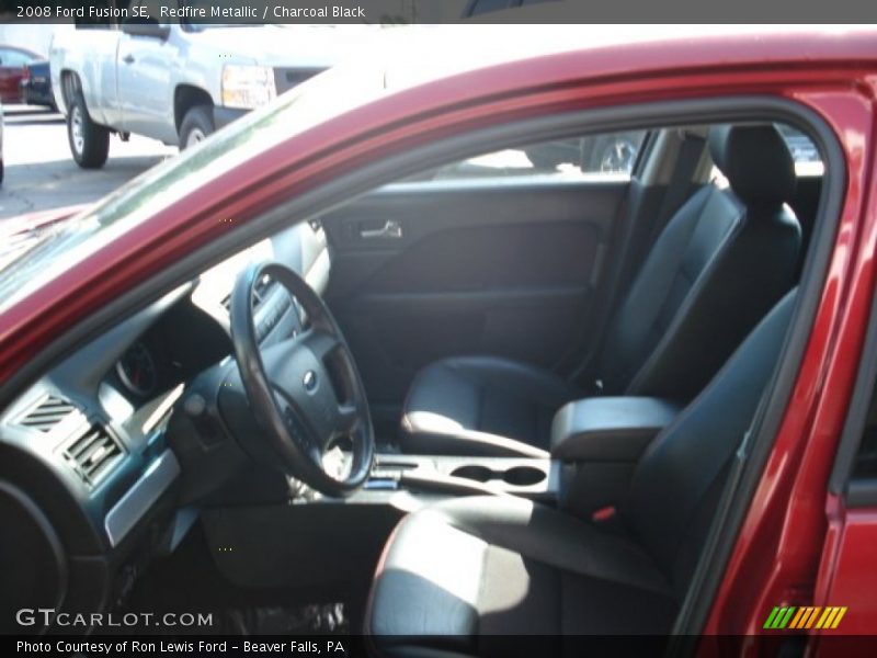 Redfire Metallic / Charcoal Black 2008 Ford Fusion SE