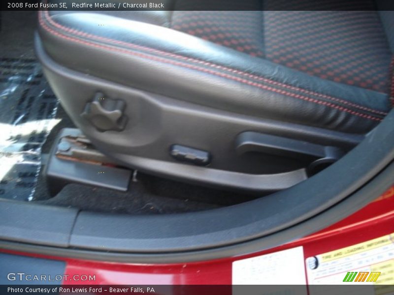 Redfire Metallic / Charcoal Black 2008 Ford Fusion SE