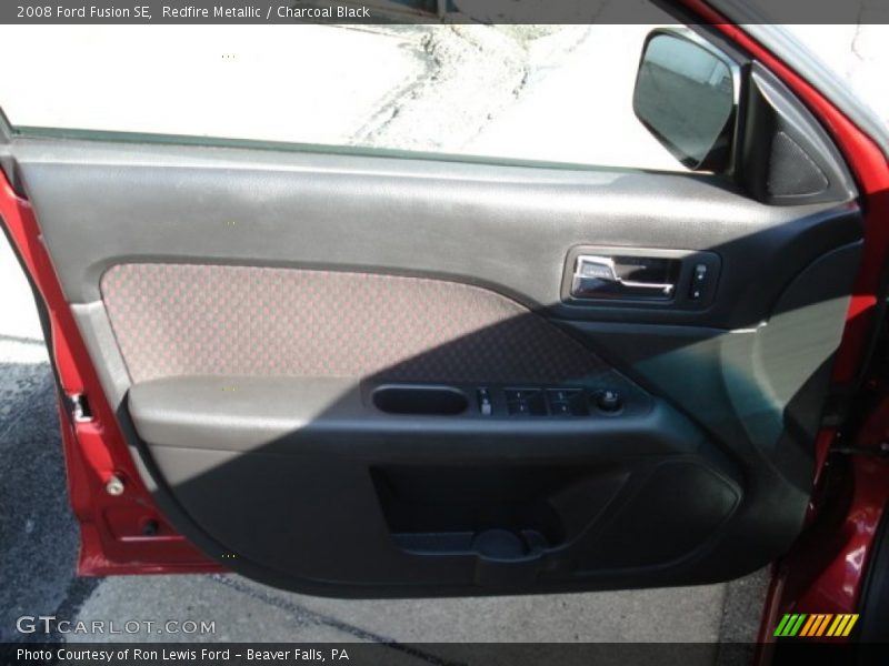 Redfire Metallic / Charcoal Black 2008 Ford Fusion SE