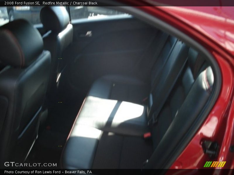 Redfire Metallic / Charcoal Black 2008 Ford Fusion SE