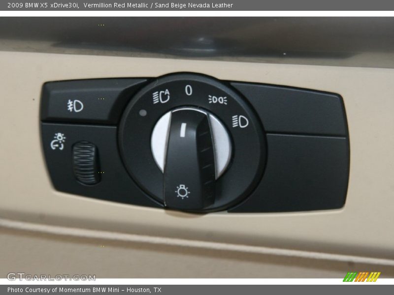 Vermillion Red Metallic / Sand Beige Nevada Leather 2009 BMW X5 xDrive30i