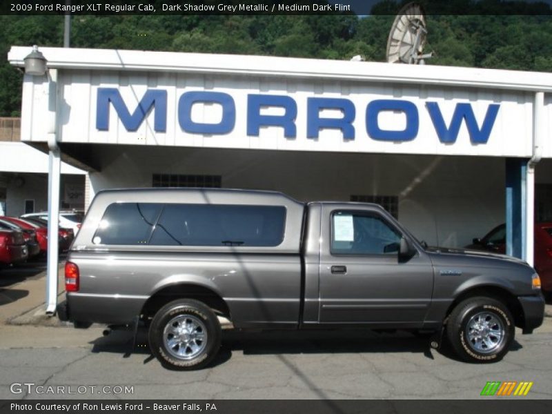 Dark Shadow Grey Metallic / Medium Dark Flint 2009 Ford Ranger XLT Regular Cab