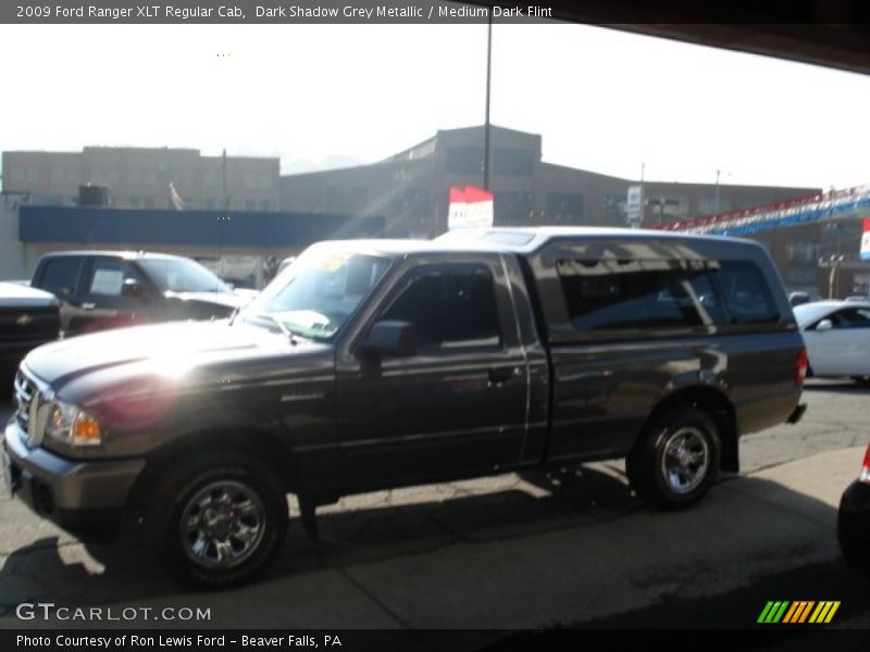 Dark Shadow Grey Metallic / Medium Dark Flint 2009 Ford Ranger XLT Regular Cab