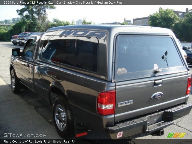 Dark Shadow Grey Metallic / Medium Dark Flint 2009 Ford Ranger XLT Regular Cab