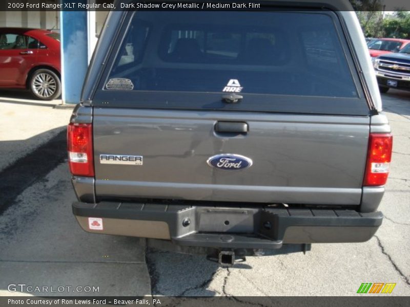 Dark Shadow Grey Metallic / Medium Dark Flint 2009 Ford Ranger XLT Regular Cab