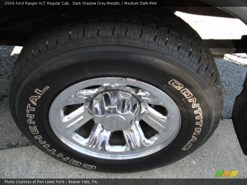 Dark Shadow Grey Metallic / Medium Dark Flint 2009 Ford Ranger XLT Regular Cab