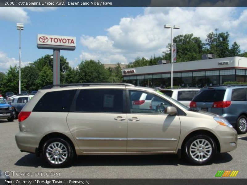 Desert Sand Mica / Fawn 2008 Toyota Sienna Limited AWD