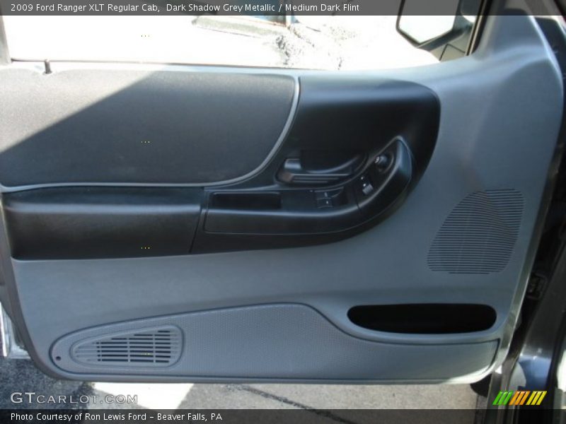 Dark Shadow Grey Metallic / Medium Dark Flint 2009 Ford Ranger XLT Regular Cab