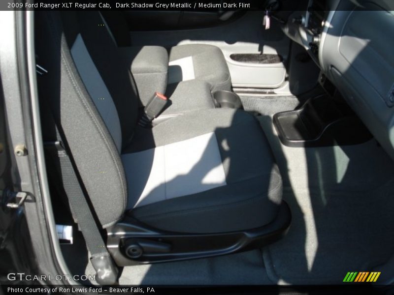 Dark Shadow Grey Metallic / Medium Dark Flint 2009 Ford Ranger XLT Regular Cab