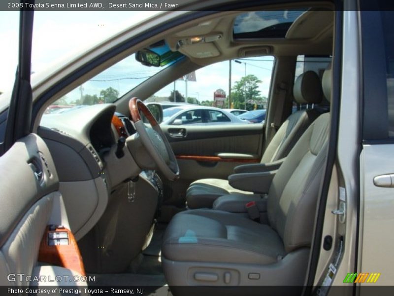 Desert Sand Mica / Fawn 2008 Toyota Sienna Limited AWD