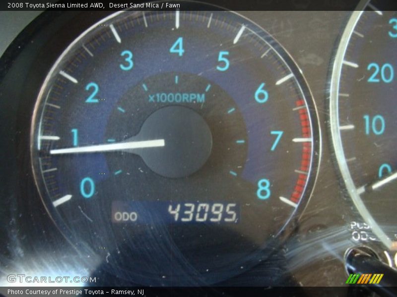 Desert Sand Mica / Fawn 2008 Toyota Sienna Limited AWD
