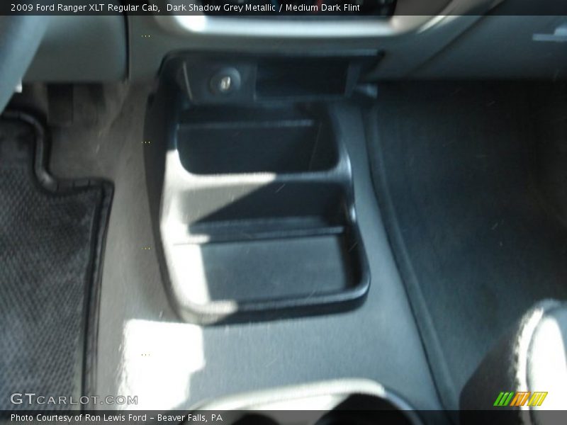 Dark Shadow Grey Metallic / Medium Dark Flint 2009 Ford Ranger XLT Regular Cab
